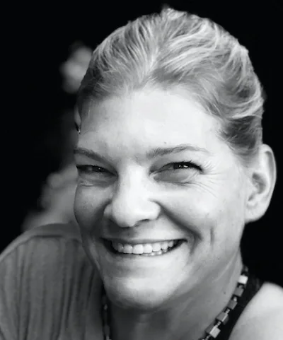 Petra van der Graaf, glimlachend